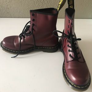 Doc Marten’s Women’s Cherry Red 1460 8-eye boot